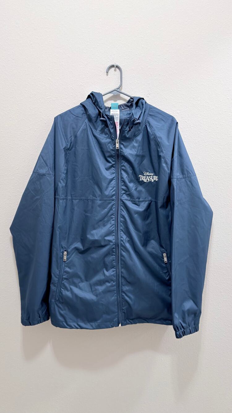 Disney Cruise Line Treasure Inaugural Sailing Windbreaker Jacket Large NWT
